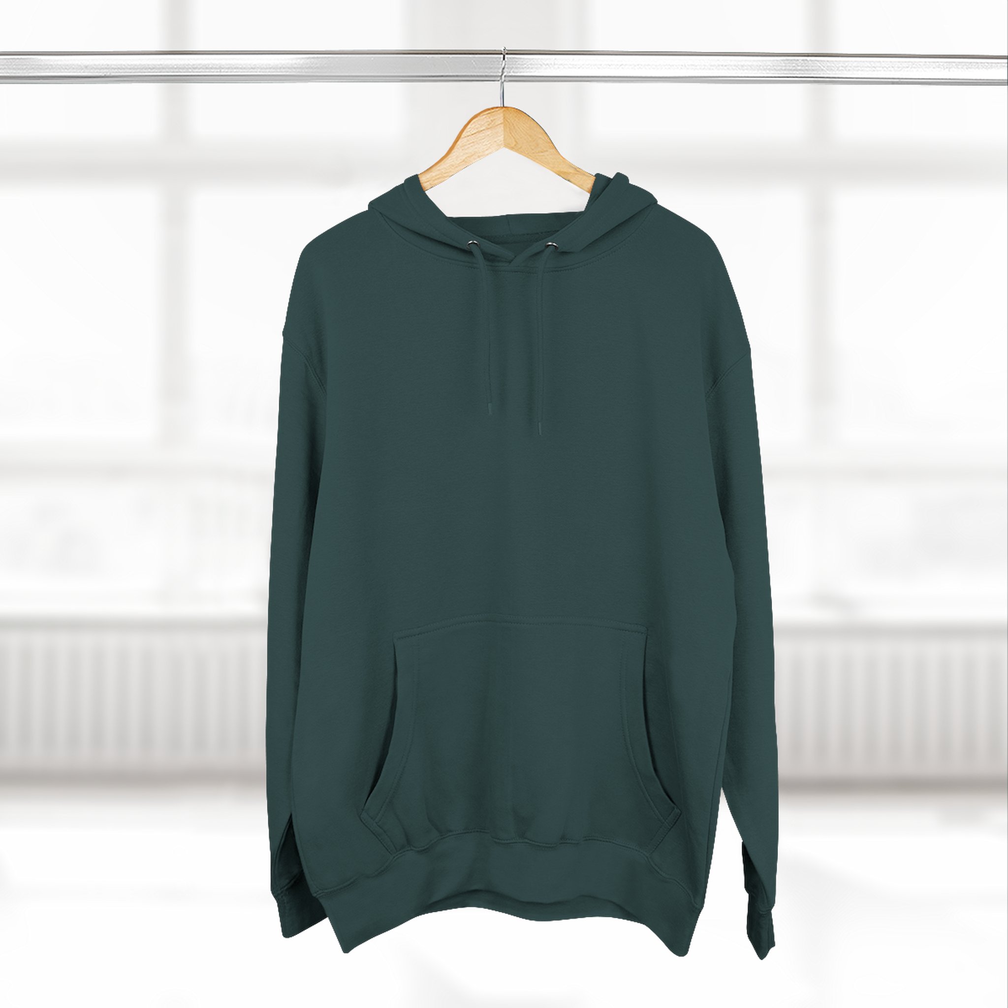 Artistic Three-Panel Fleece Hoodie, Cozy Pullover for Casual Outings, Perfect Gift for Birthdays and Holidays, Floral Design - Image 58