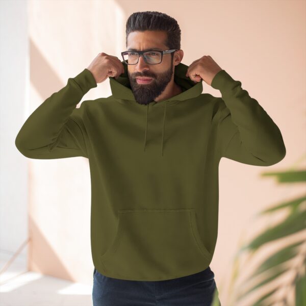 Artistic Three-Panel Fleece Hoodie, Cozy Pullover for Casual Outings, Perfect Gift for Birthdays and Holidays, Floral Design - Image 47