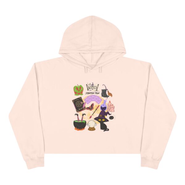 Whimsical Halloween Crop Hoodie, Spooky Sweater, Fall Fashion, Witchy Apparel, Cute Gift for Her - Image 13