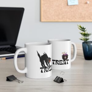 Halloween Black Cat Mug - Perfect for Spooky Season, Trick or Treat Coffee Cup, Witchy Gift for Cat Lovers