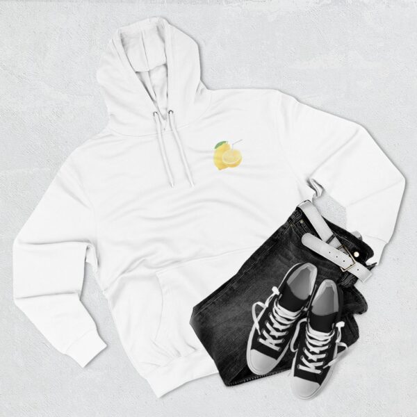 Lemonade-Inspired Three-Panel Fleece Hoodie, Cozy Casual Wear, Summer Style, Gift for Lemon Lovers, Cute Hoodie for Festivals - Image 3