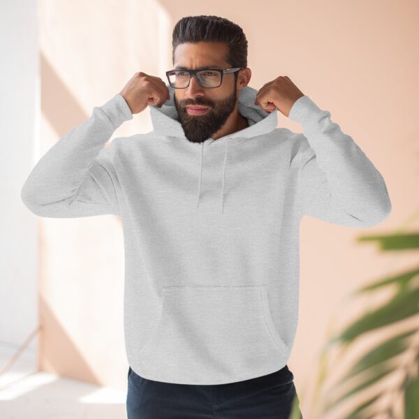 Artistic Three-Panel Fleece Hoodie, Cozy Pullover for Casual Outings, Perfect Gift for Birthdays and Holidays, Floral Design - Image 11