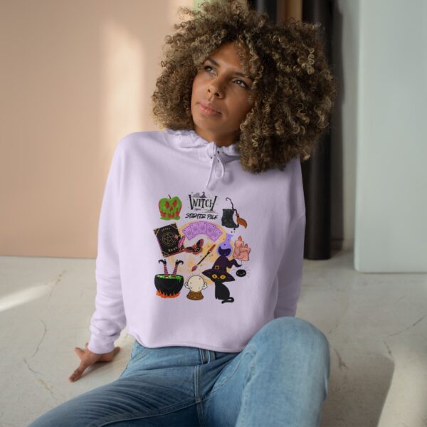 Whimsical Halloween Crop Hoodie, Spooky Sweater, Fall Fashion, Witchy Apparel, Cute Gift for Her - Image 9