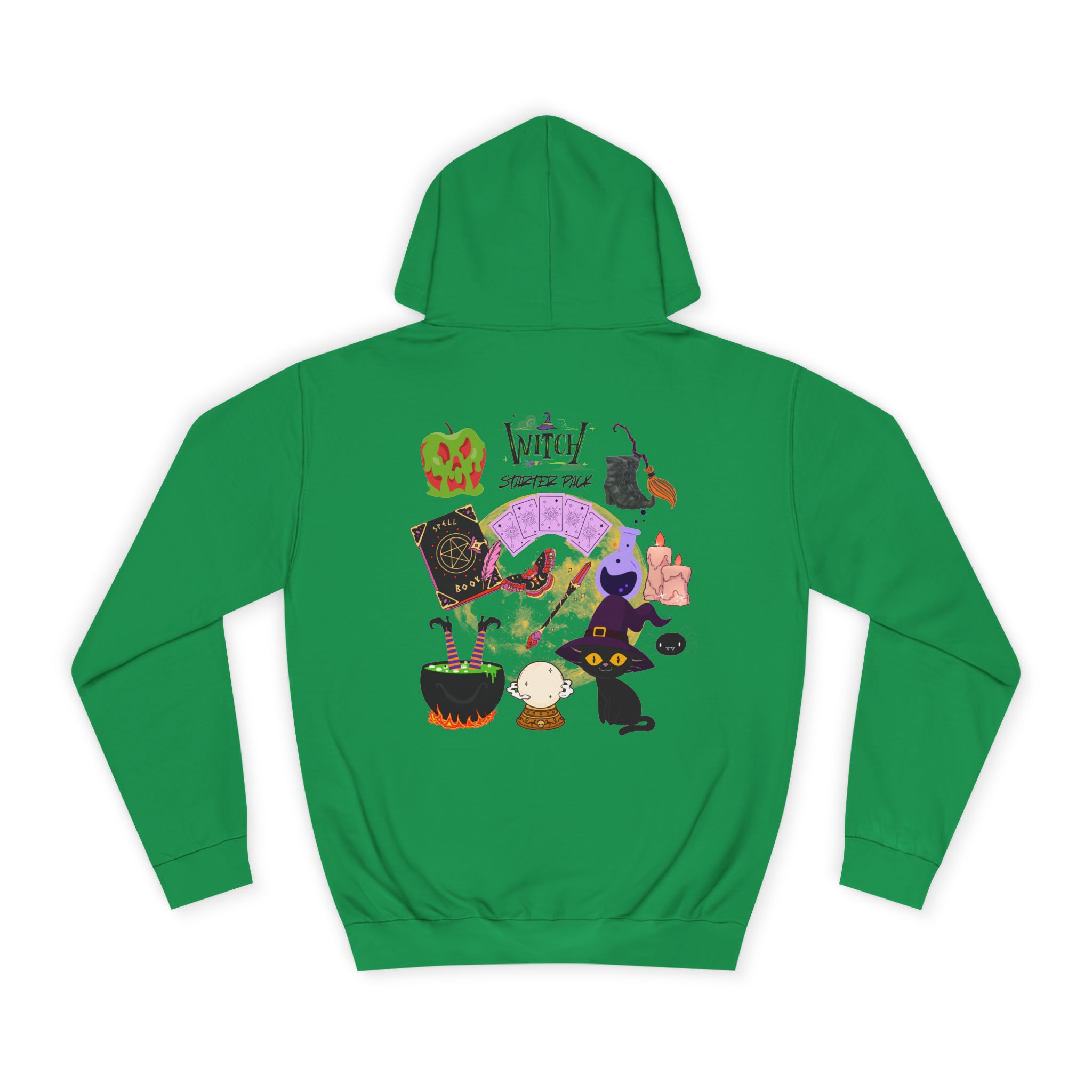 Whimsical Witchy Hoodie for College Students, Cozy Sweatshirt, Halloween Apparel, Gift for Students, Unisex Casual Wear - Image 17
