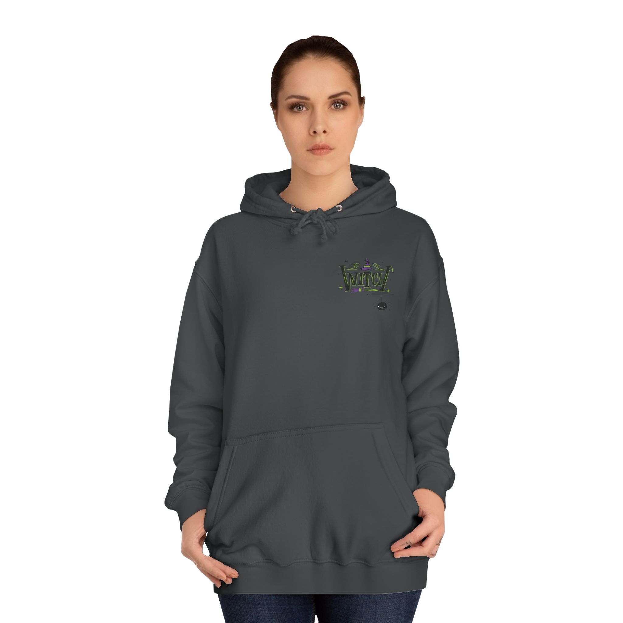 Whimsical Witchy Hoodie for College Students, Cozy Sweatshirt, Halloween Apparel, Gift for Students, Unisex Casual Wear - Image 15