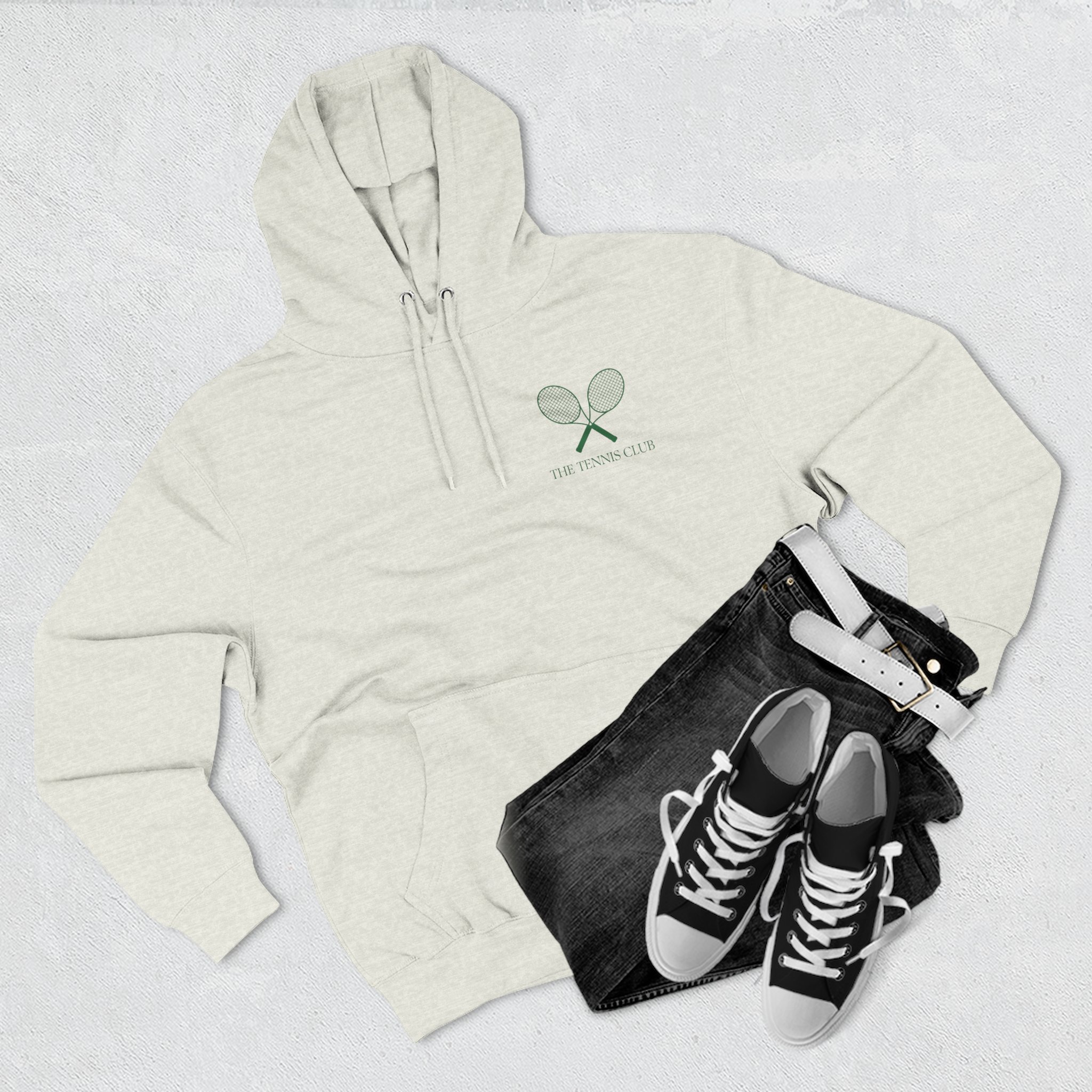 The tennis Club Three-Panel Fleece Hoodie - Image 39