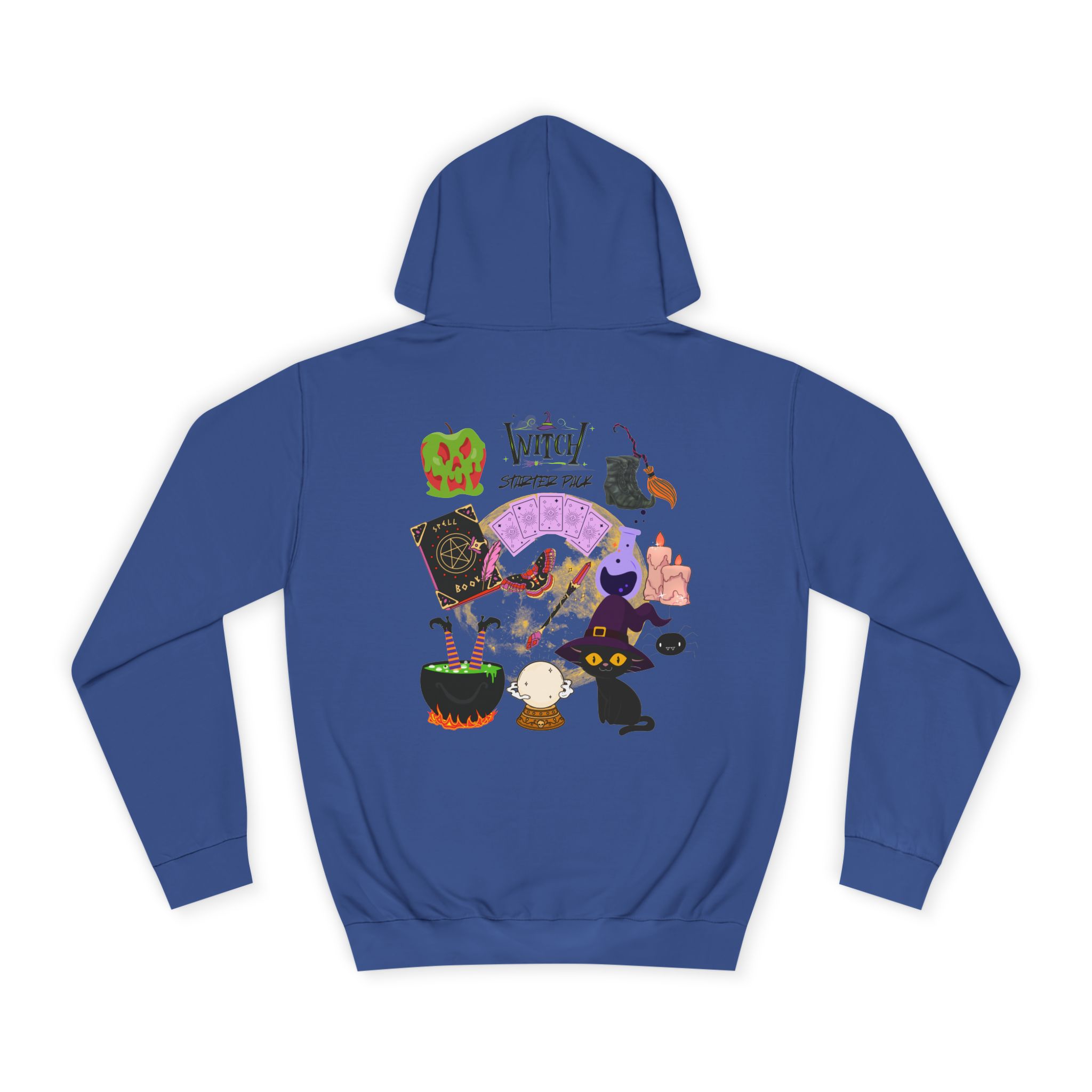 Whimsical Witchy Hoodie for College Students, Cozy Sweatshirt, Halloween Apparel, Gift for Students, Unisex Casual Wear - Image 26