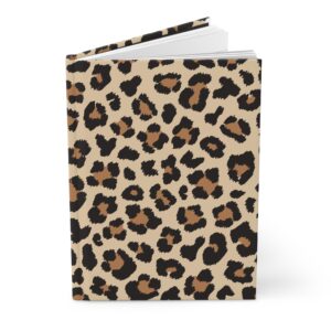 Stylish Leopard Print Journal | Chic Notebook for Writing, Planning, Gift, Office Decor, Animal Print Lover