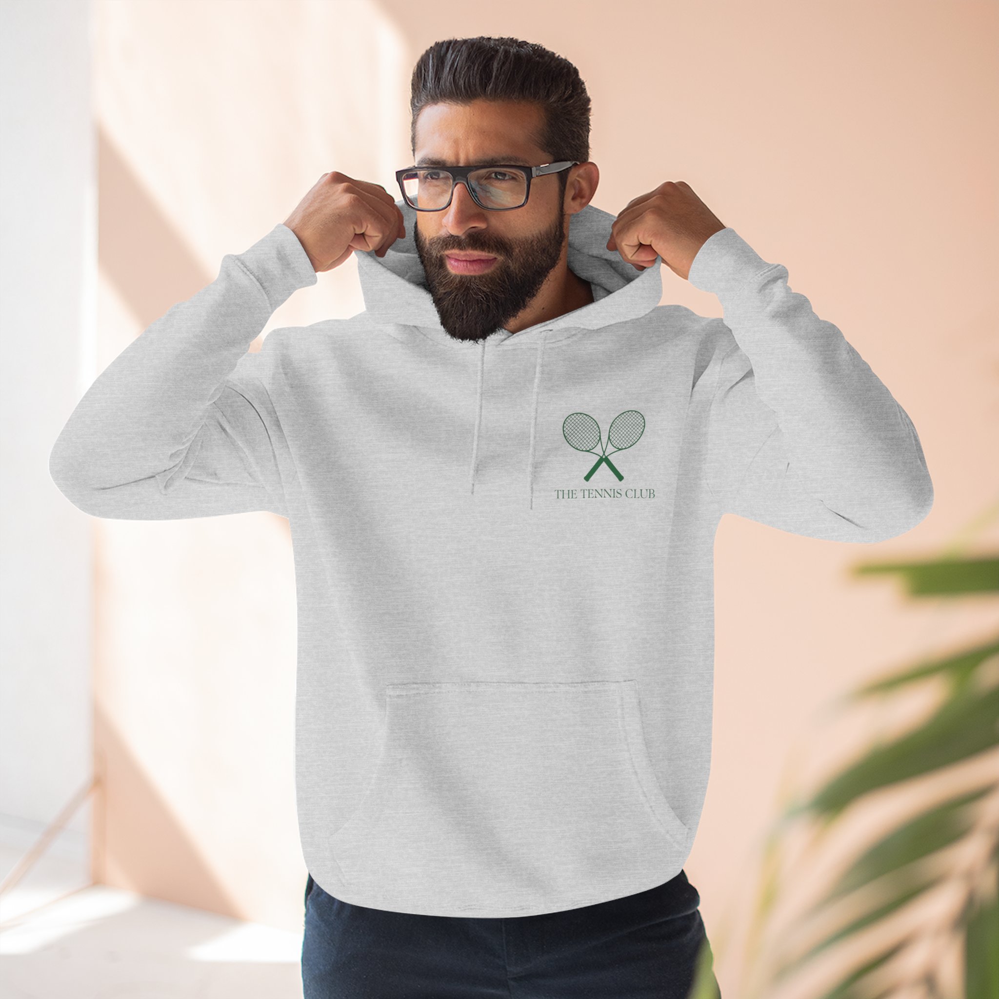 The tennis Club Three-Panel Fleece Hoodie - Image 11