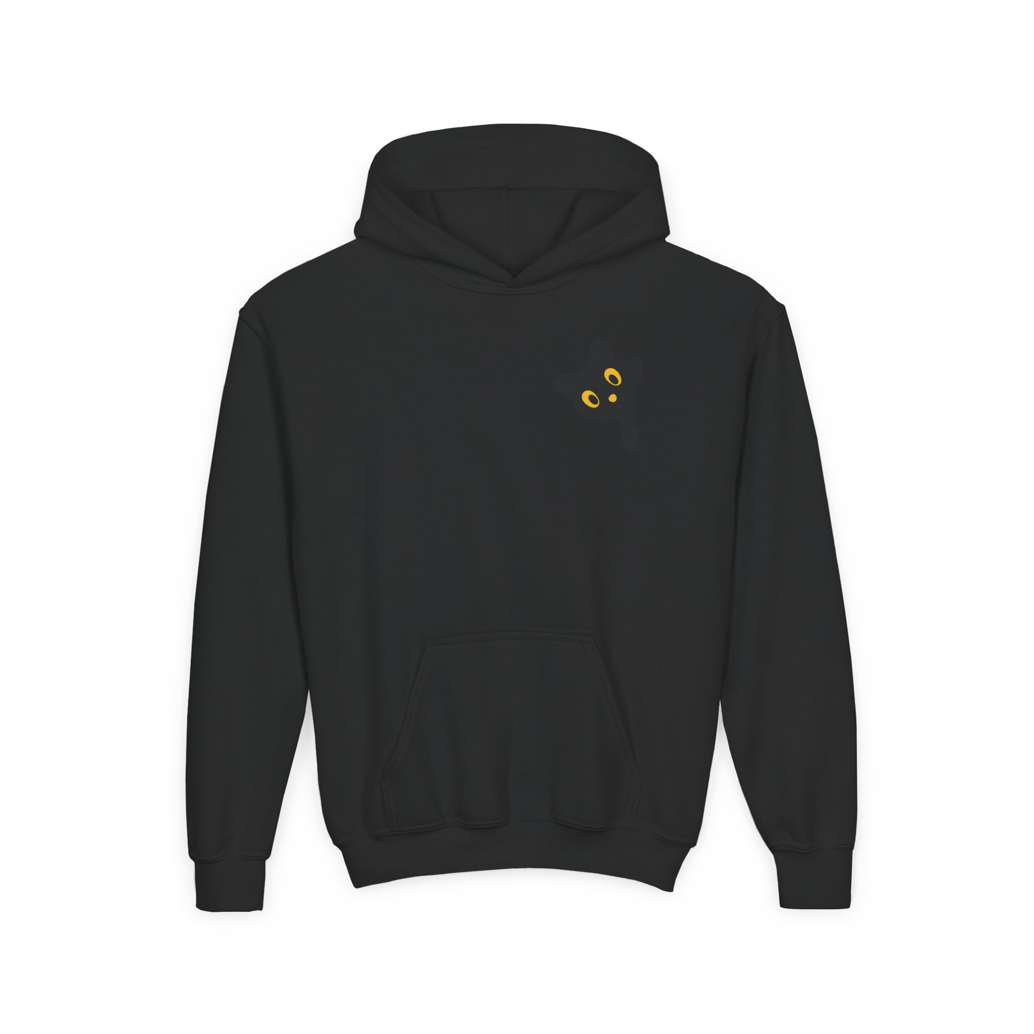 Cute Black Cat Hoodie for Kids, Halloween Sweatshirt, Youth Pullover with Boo Design, Fun Cat Lover Gift, Cozy Casual Wear - Image 8