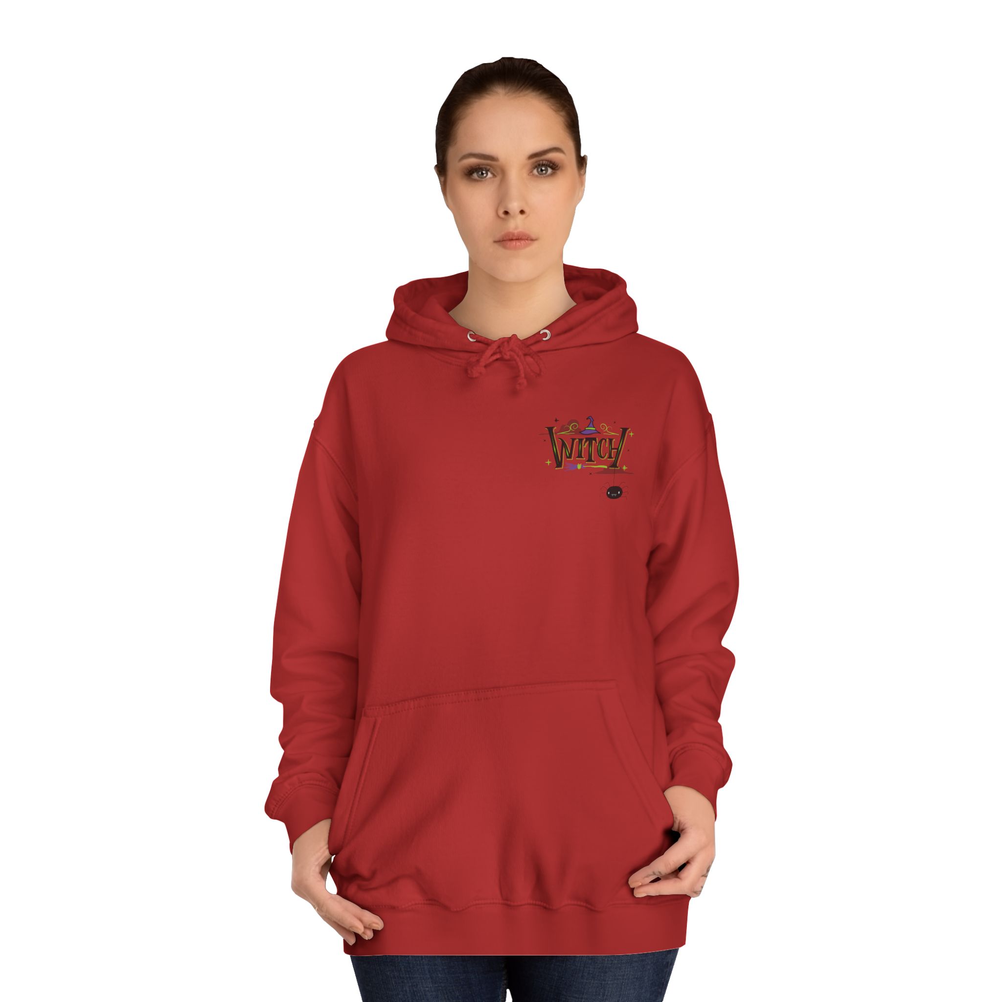 Whimsical Witchy Hoodie for College Students, Cozy Sweatshirt, Halloween Apparel, Gift for Students, Unisex Casual Wear - Image 45